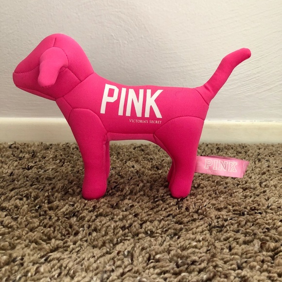 Victoria’s Secret Pink “1986” Mini Dog Hot Pink - Picture 2 of 6